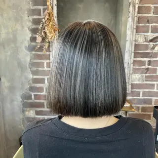 ミディアム カラー La vielle 西峠のヘアスタイル