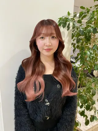 カラー RISAKO レイヤーカット🎀のヘアスタイル