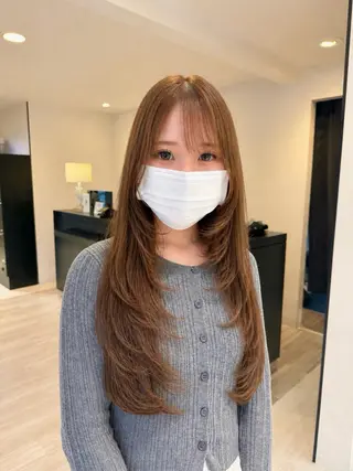 ロング カラー 🍯透明感カラー MANA🍯のヘアスタイル