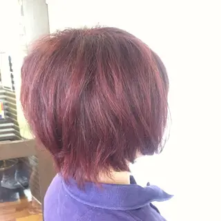 ショート カラー 大平 美沙のヘアスタイル
