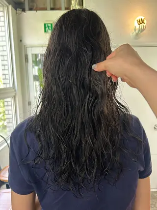 ロング パーマ maho/垢抜け パーマカラーのヘアスタイル