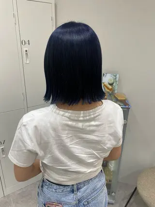 ミディアム カラー ヘアアレンジ ボブ /ニュアンス/ satomi🧸💖のヘアスタイル