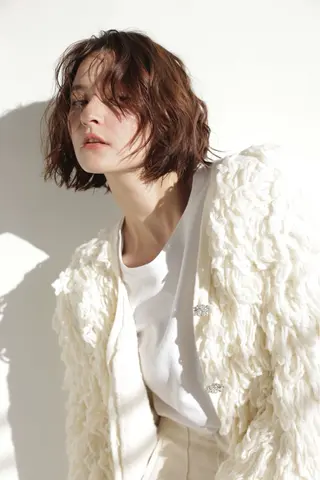 ショート カラー パーマ 🎀大人女性の為の ニュアンスヘア🎀のヘアスタイル