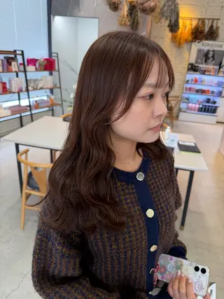 ミディアム テラダ ユウシン西金沢のヘアスタイル