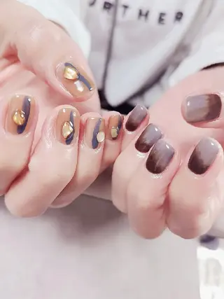 ネイル 向原自宅サロン ★エトープネイルのネイルデザイン