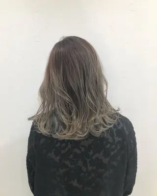 ミディアム カラー ニュアンスカラー🫧 加納のヘアスタイル