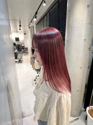 ロング カラー 冨山 一真のヘアスタイル