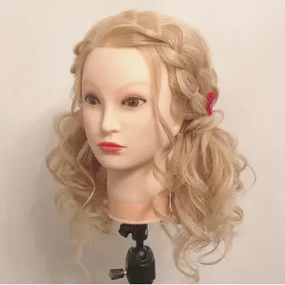 セミロング ヘアアレンジ ヘアセット/着付け 専門店☆Alludyのヘアスタイル