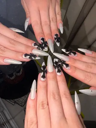 ネイル 33nail✴️栄 スミレ❇️Gel-xのネイルデザイン