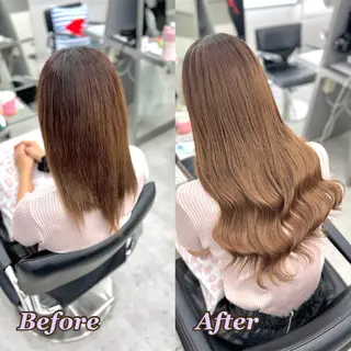 ヘアメ🎀ハイトーン 🩵エクステ🪄しほのヘアスタイル