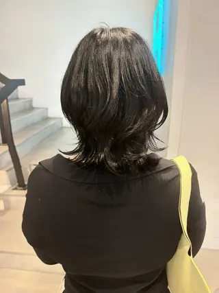 ミディアム カラー Kureha/ネイル トレンドヘアのマツエク・マツパデザイン