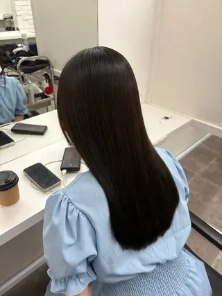 カラー パツボブ/暖色 西梅田/かえで🎀のヘアスタイル
