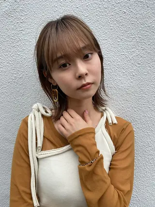 ミディアム SALTWATER AYARIのヘアスタイル