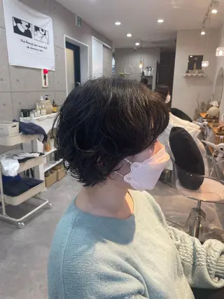 ショート パーマ 美髪矯正／パーマ まむのヘアスタイル