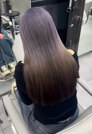 ロング カラー ✨髪質改善✨ハイトー ンカラー⭐️藤沢のヘアスタイル