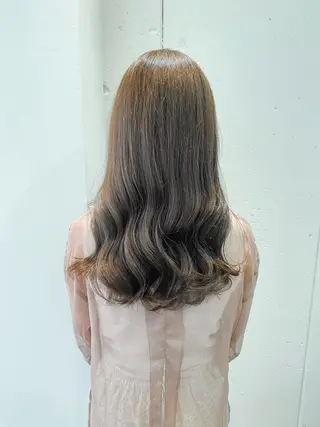 ロング カラー 似合わせレイヤー 阿波座/ふじむらのヘアスタイル