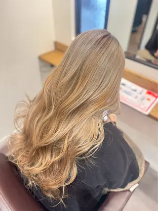 ロング カラー ︎︎ KASUMIのヘアスタイル