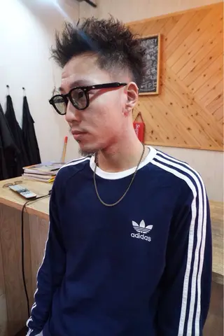 ショート パーマ メンズ ⚜️LOM/ メンズサロン⚜️のヘアスタイル