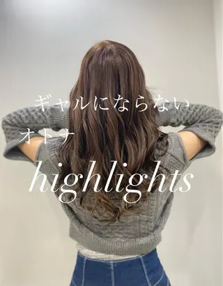 ロング カラー レイヤーカット 赤み消し　店長/大和のヘアスタイル