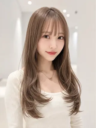 ロング カラー 佐藤優晟/カラー/ 癖毛ショート/表参道のヘアスタイル