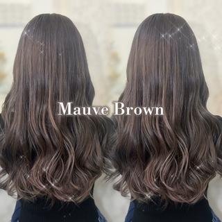 ロング カラー 💎あおい💎大宮/ 艶髪/ワンカラー🫧のヘアスタイル