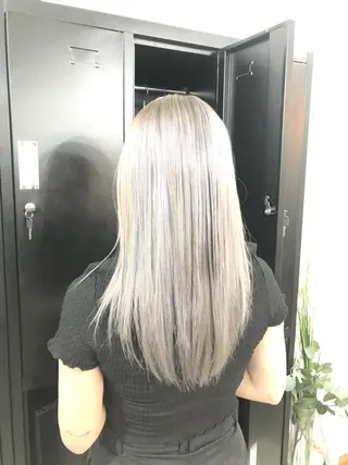 ロング カラー パーマ ヘアアレンジ メンズ キッズ ネイル マツエク・マツパ エビスザキレン／メン ズ／心斎橋🌳のヘアスタイル