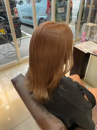 ロング カラー 🤎韓国ヘア ベージュ まゆか🤎のヘアスタイル