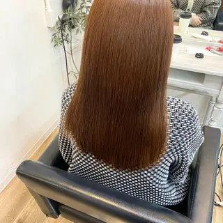 セミロング mai 🎀 /  暖色カラー♡のヘアスタイル