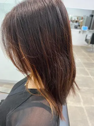 ミディアム tomo MiND HAiRのヘアスタイル