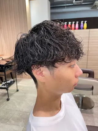 パーマ メンズ 店長／髪質改善 田中優太のヘアスタイル