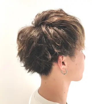 ショート メンズ 加藤 憂のヘアスタイル
