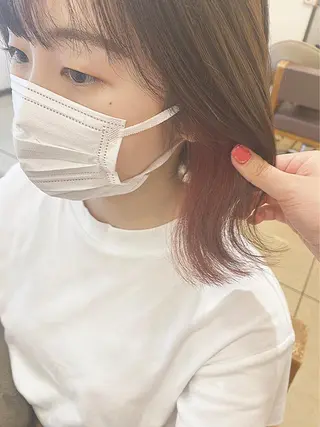 カラー 優子/ 似合わせカットカラーのヘアスタイル
