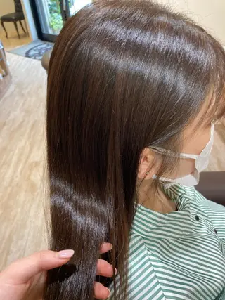 セミロング 佐藤 睦月のヘアスタイル
