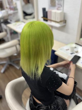 ミディアム エクステ/ハイトーン /ミサキのヘアスタイル