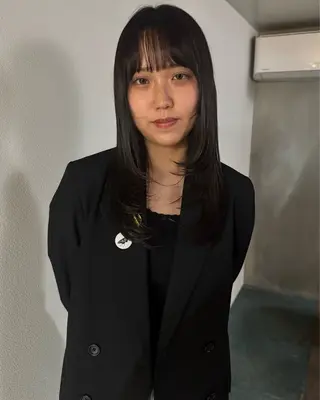 カラー たけかわ みちのヘアスタイル