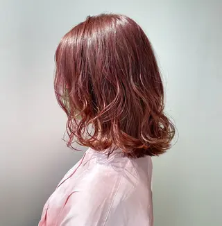 ミディアム カラー 🩵ブリーチカラー MIORI🩵のヘアスタイル