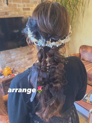 ロング ヘアアレンジ Lyhair🦊🎀 AKIのヘアスタイル