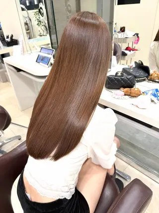 ロング 十場【髪質改善】 【ダブルカラー】のヘアスタイル