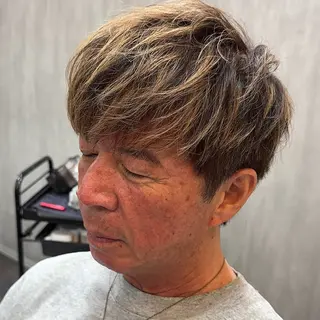 ショート カラー メンズ お悩み×垢抜け特化 KAYA/渋谷のヘアスタイル