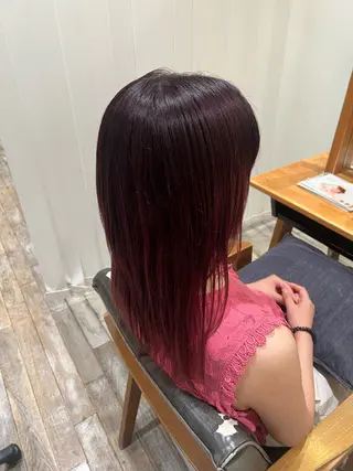 ミディアム AI  /暖色/ ガーリーヘアのヘアスタイル