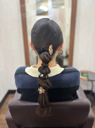 ロング ヘアアレンジ カラーモデル募集 ☘️もえな☘️のヘアスタイル