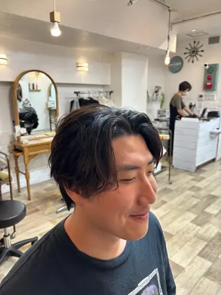 ショート メンズ 西森恒嘉/南浦和/メ ンズパーマ・韓国ヘアのヘアスタイル