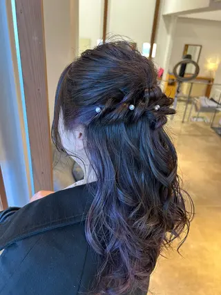 ヘアアレンジ 柳内 まゆのヘアスタイル