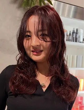 ロング カラー 透明感カラー🫧🎀 まりなのヘアスタイル