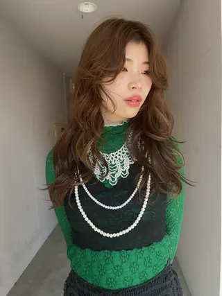 セミロング カラー IROW/イロウ天神 大名店 yamaのヘアスタイル
