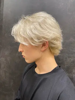 カラー メンズ レイヤーカット メンズカット坂本翔のヘアスタイル