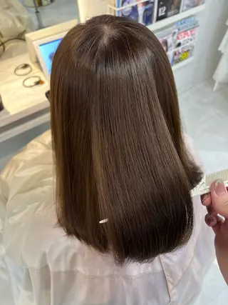 ロング カラー 縮毛矯正練習 モデル募集✨️NOAのヘアスタイル