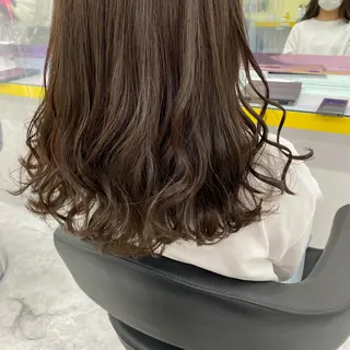ミディアム カラー ヘアアレンジ mai🍑暖色カラー /レイヤー💖のヘアスタイル