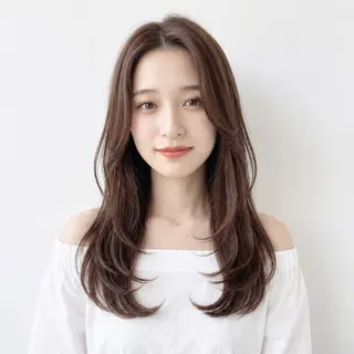 ロング カラー 骨格診断/似合わせ カットあさみななこのヘアスタイル