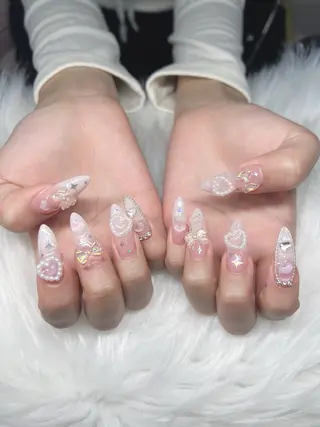ネイル Lee Nails チップ長さだし専門店のネイルデザイン